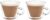 Judge Duo Flare Set of 2 Cappuccino Glass Coffee Cups with Handle, Hollow Vacuum Sealed, Heat Resistant, 250ml Cappuccino Glass