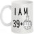 ALINK 40th Birthday Gift Ideas, Funny Turning 40 Year Old Gift for Men and Women as a Birthday Celebration Cup,Best Gift for Mum, dad, Teacher or Anyone 11 oz Coffee Mug (39+)