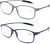 DOOViC Lightweight Reading Glasses Blue Light Blocking Flexible Tr90 Frame TR259