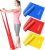 Resistance Bands Set [Set of 3] 1.5M/4.9ft Skin-Friendly Exercise Bands with 3 Resistance Levels,Workout Bands Set for Women Men,Ideal for Yoga,Gym,Fitness (MULTI-COLOR)) ((SET OF 3 (MULTI-COLOR))