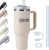 40oz Tumbler with Straw & Handle – Stanley Cup Style Double-Wall Stainless Steel | Leakproof, BPA-Free | Insulated Travel Mug for Hot & Cold Drinks | Reusable Lid & Accessories Included