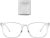 Clear Anti-Blue Light Glass, Unisex 1 Piece Glasses Cloth