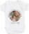PERSONALISED Our First Father’s Day Together, Circular Photo & Text – Baby Bodysuit