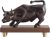 Wall Street Bull Home Decor – Ideal Stock Market Gift for Men – for Office, Desktop, Bookshelf, Living Room, Study, Home Decor