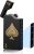 Electric Plasma Arc Lighter With Cool Poker Card Ace, USB Rechargeable Lighter Flameless and Windproof for Outdoor and Camping, Stocking Stuffer Gift for Him Men (Black Ace)