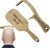 Bald Man Comb Joke Set, Funny Hairless Combing Brush Gag Gifts for Men, Humorous Toothless Combs Blad Mans Brush for Trick Friends Gift