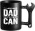 LOZACHE Coffee Mug with Spanner Wrench Handle, If Dad Can’t Fix Ceramic Milk Cup, Funny Gifts from Daughter and Son on Father’s Birthday, Christmas, Father’s Day