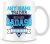MUGGZ Trader Mug – Badass Personalised Cup – Customise with Name – Blue