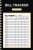 Bill Tracker Notebook: Monthly Bill Payment Planner and Organizer For Financial Budgeting Log Book ( 108 Pages ”6X9” Inches )