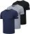 1/3 Pack Mens T-Shirts Quick Dry Short Sleeve Tops Moisture Wicking Active Athletic Running Work Shirts