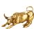 Stock Market Statue | Fortune Bull Resin Desk Statue | Stock Market Decor for Desks, Bookshelves, Meeting Rooms, Offices, R&D Counters
