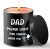 Fathers Day Candles Gifts for Dad from Daughter Son, Funny Scented Candles Dad Christmas Unique Gifts for Men Grandpa,Fathers Day Presents for Men on Christmas Birthday
