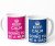 GrassVillage Funny Pregnancy Announcement Mug Set – Keep Calm I’m Going to Be a Parent – Gift for Expecting Couple, Baby Reveal, New Mum and Dad Surprise – 11oz White Ceramic Cups – Set of 2