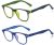 Outray 2 Pack Boys Girls Blue Light Blocking Glasses Square Eyeglasses Frame Computer Game Glasses for Kids/Teens 3-10