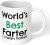 Worlds best farter Mug 11oz ~ mean father ~ Fathers Day Gift ~ Dad Mug ~ Dad Birthday ~ Dad Coffee ~ Gift for Dad ~ first fathers day by the Print Maniacs