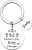 First Fathers Day Gift from Baby Dad Daddy Gifts New Dad Gifts Happy 1st Father’s Day Keyring