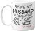 Stuff4 Valentines Mugs for Him – Being My Husband Mug – Valentine’s Day Husband Gift from Wife, Perfect for Birthday Anniversary Christmas, 11oz Ceramic Dishwasher Safe Coffee Cup Made in The UK