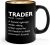 Financial Tightrope Walker Trader Coffee Mugs Novelty Coffee Cup Double Side Printed Ceramic Tea Mug for Mom Dad Friend Wife Husband Gift 11oz