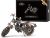 Signstek Vintage Handcrafted Iron Motorbike Model Bronze Metal Motorcycle Ornament Collectible Gift for Motorcycle Lovers for Him or Dad