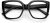 DOOViC Oversized Reading Glasses for Women Blue Light Blocking