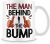 MUGGZ Mug Gift for Expectant/New Dad – The Man Behind The Bump – Custom Funny Coffee Mug – Unique Gift for Friends & Family
