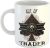 Unique Gothic Ace of Trader Mug with Rock and Roll Ace Motif Gift for Heavy Metal Professionals, 11 oz Ceramic Mug