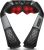 WOQQW Shiatsu Back Shouder and Neck Massager with Heat – Gifts for Women/Men/Mum/Dad – Electric Deep 4D Kneading Massager for Back, Neck and Shouer Pain Relief, Best Gifts for Birthday (Black Gray)