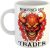 Brimstones Best Trader Mug Hellish Demon Gift for Professionals, 11 oz Ceramic Mug