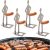4Pcs Funny BBQ Sausage Holder, Fun Stainless Steel Barbecue Sausage Rack, Stainless Steel Hot Dogs, Funny BBQ Fork for Camping, Outdoor Picnic, Garden, Kitchen, Grilling Gifts for Men