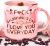 Valentines Day Gifts for Her, 330ml Funny Coffee Mug Gift for Girlfriend Wife from Boyfriend Husband Him, Pink Marble Mug, Novelty Coffee Mug, Naughty Valentines Presents Gift