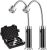 BBQ Barbecue Grill Light, Magnetic 360 Degree Adjustable BBQ Light Set Outdoor Grill Lights BBQ Accessories, Battery Operated, (2 Pack, Black)