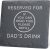 Gift For Dad Xmas Stocking Filler Gifts For Him Secret Santa Present Idea For Him Black Slate Drinks Coffee Coaster Funny Dad Joke Gifts Beer Matt