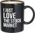 Stock Trader Coffee Mug 11oz Black – Just Love The Stock Market – Day Trader Market, Currency, Exchange, Stock Trading, Rally Stock Trading Rally