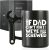 Onebttl Dad Gifts from Daughter and Son, Coffee Mug with Wrench Spanner Handle, 400ml Funny Ceramic Cup for Father on Birthday, Father’s Day, Christmas – If Dad Can’t Fix We are All Screwed