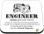 Engineer Definition Coaster | Funny Engineering Gift for Men Dad Colleagues | Wooden MDF Desk Accessory | Graduation Leaving Present