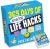 2026 Daily Life Hacks Desk Calendar – Peel-Off Smart Tips & Tricks – Ideal Birthday Gift for Adults & Coworkers, Birthday Idea Mother’s Day Gifts – With Stand & UK Dates