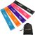 Resistance bands [Set of 5] Exercise Bands Set for women and men 5 Strength Levels Latex Elastic Stretch Loop Physio Fitness Equipment for Home Gym Pilates Yoga Workout – Carry bag included