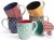 DOWAN Coffee Mugs Set of 6 – 19oz/560ml Ceramic Mugs Set – Large Tea Coffee and Hot Chocolate Cups – Oriental Classical Fancy Mugs – Great Gift for Lovers – Multicolor