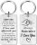 Jzxwan Dad Keyring Gifts from Daughter, Best Dad Birthday Gift Ideas, I Love My Daddy Keyring, Father Present for Men