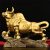 Home Decor Feng Shui Scuplture Office Brass Wall Street Bull Statues for Stock Market Bulls
