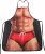 Sexy Funny Novelty Kitchen Apron Cooking BBQ Grilling Baking Party Muscle Man Apron For Men Gift