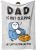 Dad Gifts for Birthday Valentines Day, Dad is Not Sleeping Blanket, Super Soft Throws for Couch and Napping, Father to be, Daddy Gift from Daughter Son, 50″ x 60”