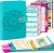 A6 Budget Planner Budget Binder, Household Book A6 Budget Planner Money Envelopes, Organiser Money Book with Films for Financial Planner Budget Saving Folder (Blue-Without calendar)