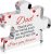 Fathers Day Gifts from Daughter, Son – Engraved Acrylic Block Puzzle Fathers Day Present 3.35 x 2.76 inch – Cool Dad Presents from Daughter, Son, Mom – Heartwarming Men Birthday Gift, Ideas