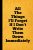 All The Things I’ll Forget If I Don’t Write Them Down Immediately: Funny Gift for Friend, Women, Mom, Dad, Adults, Men, Birthday Idea, Fun Secret Santa, Christmas Stocking Stuffer. Blank Lined Journal
