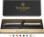 Scriveiner Silver Chrome Ballpoint – Stunning Luxury Pen, Real Gold Finish, Schmidt Black Refill, Best Ball Pen Gift Set for Men & Women, Professional, Executive, Office, Nice, Fancy Pens