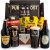 Serious Pig + Guinness Gift Set with Official Guinness Glass and Gourmet Pub Snacks (10 Pack)