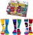 United Oddsocks The Stress Heads Gift Box – 6 Sulking Odd Socks for Men – UK 6–11, EUR 39–46, US 7–12 – Funny Monster-Themed Mix & Match Socks – Colourful Gift for Birthdays, Father’s Day & Christmas