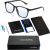 Blue Light Glasses for Men & Women with Glasses case – Reading Glasses – Gaming Glasses to Prevent Migraine, Eye Strain, and Improve Sleep – UV 400 Protection – CE & FDA Certified