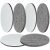 6 pieces polishing felt 150 mm disc for Bosch orbital sander polishing pad glass car 150 mm Velcro felt pad polishing cushion for wood marble metal bathtub Corian